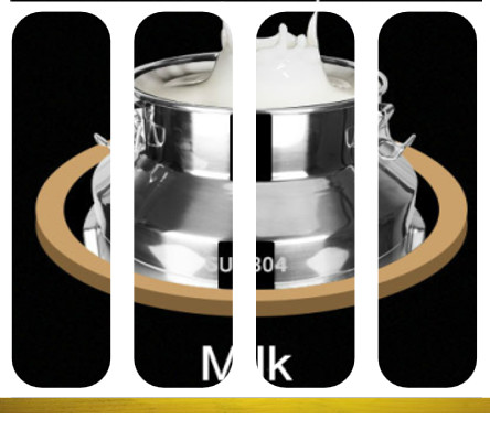 15L Fermentation SS 304 Honey Aluminium Mirror Polished Stainless Steel Milk Pail
