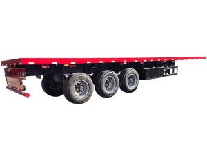 China 20 / 40 FT Cargo Flatbed Container Semi Trailer Truck Container Transport wholesale