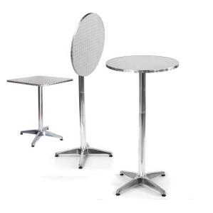 China Square Foldable Bar Height Table Indoor Outdoor Pub High Bistro Bar Table wholesale