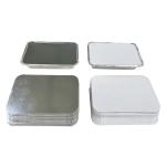 Disposable Aluminum Foil Takeout Trays Recyclable Restaurant Takeaway Containers