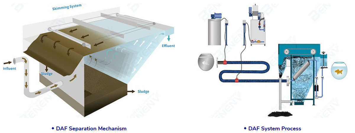 DAF Flotation Systems Enhanced Separation Mechanisms DAF Unit Wastewater Treatment