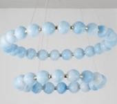 Customized Living Room Chandelier Restaurant Hotel Lobby Pearl Necklace Chandelier