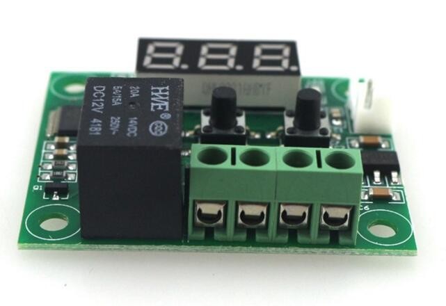 DC 12V heat cool temp thermostat switch temperature controller Miniature thermostat temperature control switch panel