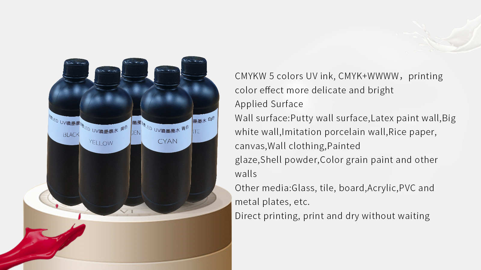 Foldable Rail Surface Automatic Tracing 1.5m Uv Wall Printer