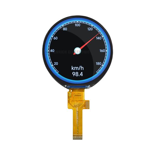1.8 Inch Round Tft Screen Round Tft Display QSPI 360x360 Resolution IC ST77916