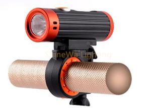 China Waterproof IP64 Bicycle Front Light , Bike Lights With Removeable Mount wholesale