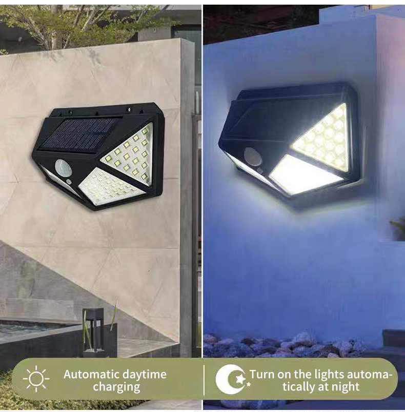 50000 Hour Working Lifetime Solar Powered Garden Decoration Light with PIR Motion Sensor
