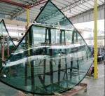 Toughened Curved Glass,Bending Tempered Glass For Construction