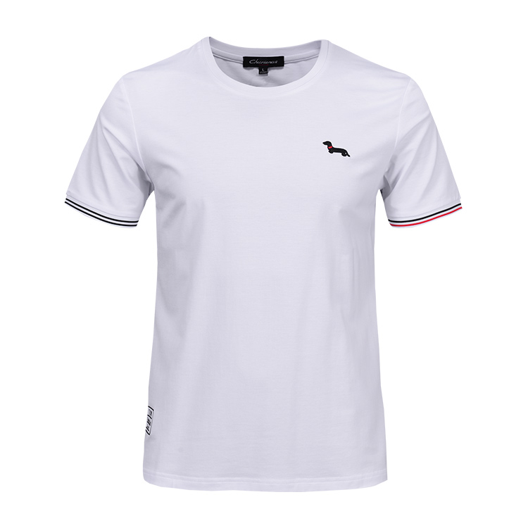 High quality bulk plain cotton white t shirts t-shirt men summer