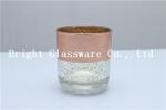 prefect design electroplated rose gold glass candle holder