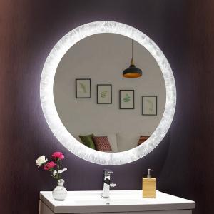 China Wall Mounted Frameless Round Led Bathroom Mirror With Modern Design wholesale