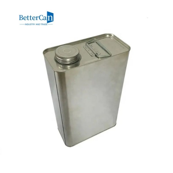 0.23mm Engine Oil Tin 36Oz 4 Liter White Tin Can Offset Printing