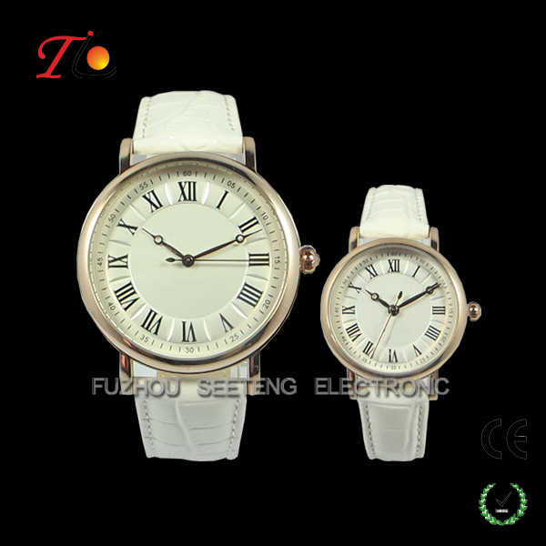 snakeskin texture PU leather band and golden diamond inset case with a hanging drop for ladies watches