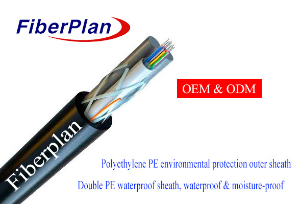 Outdoor Aerial Single Sheath Mini ADSS ASU Fiber Optic Cable For 50-150m Span