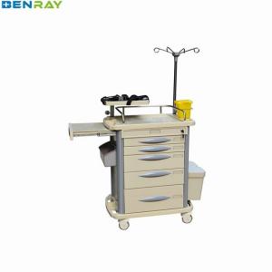 China Hospital Emergency Crash Cart Trolley 720 X 470 X 920mm wholesale