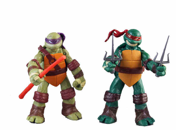 Items 4.5" Action Figures Teenage Mutant Ninja Turtles Mutant Mayhem By Playmates Toys