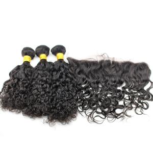 China Natural Black Peruvian Human Hair Bundles No Shedding For Fashion Ladies wholesale