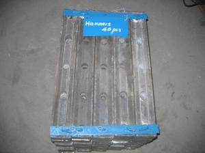 China High Cr Cast Iron Hammer White Iron Castings With HRC52-65 Hardness wholesale
