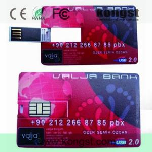 China Kongst Good Quality usb business card Usb card oem credit card usb 2.0/3.0 on sale