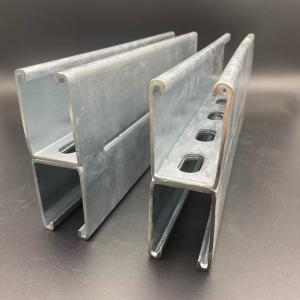 China Q235 Metal Steel 41x124 Slotted Back to Back Strut Channel wholesale