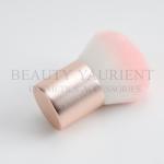 Matte Pink Handle Kabuki Makeup Brush For Pressed Powder Long Lasting