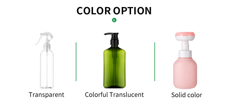Customized 200ml 300ml 400ml PET Plastic Shampoo Bottles With Lotion Pump