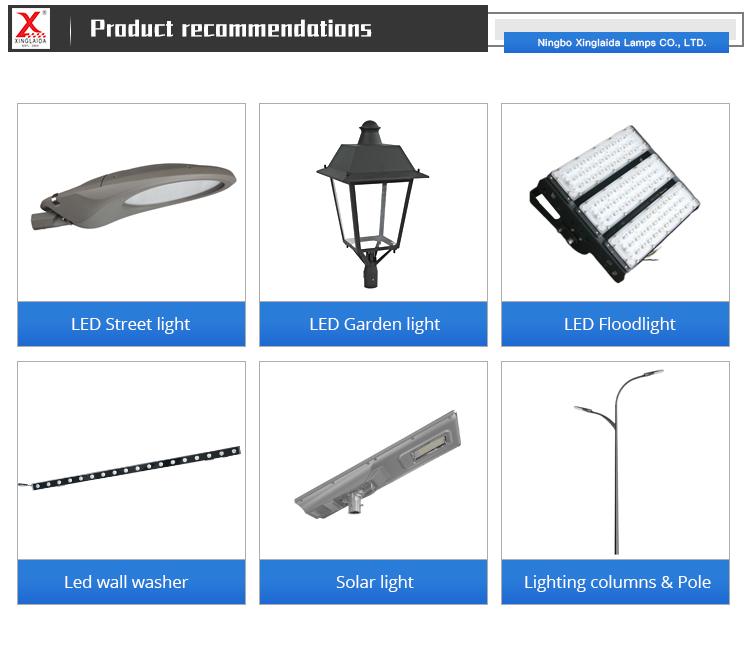 IP65 Garden LED Lamp with Customized 9 Lens 6 Lens 4 Lens and 85-265V Input Voltage