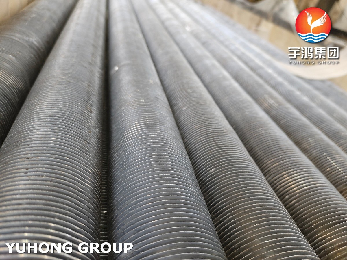 ASME SA269 TP304 Extruded Finned Tube , Fin Material AL 1060
