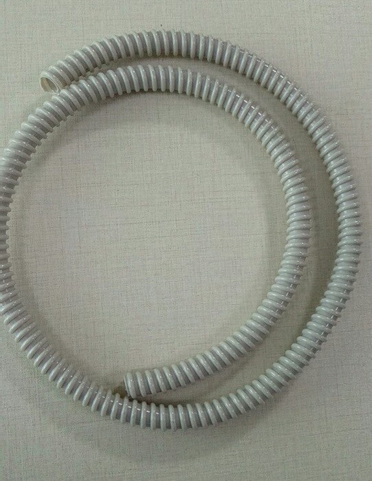 PVC Reinforced Corrugated Flexible Tubing , Flexible Spiral Tube Organic Insulation