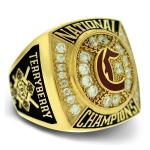 Baseball Kids Silver Sports Championship Rings