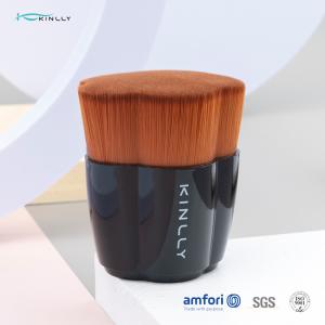 China Aluminum Ferrule Kinlly Kabuki Makeup Brush For Blending Liquid wholesale