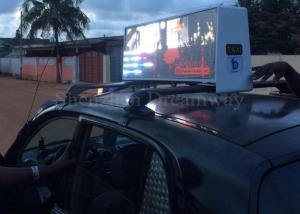 China 192×64 Dots 2 Sides Taxi LED Screen , Waterproof High Brightness LED Panel wholesale