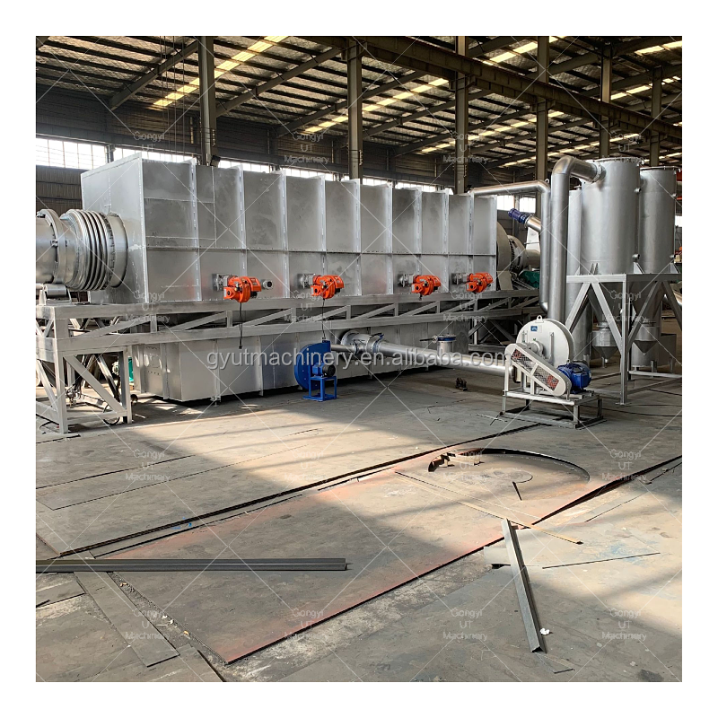 Smokeless Wood Sawdust Biomass Charcoal Coal Air Flow Continuous Carbonization Furnace