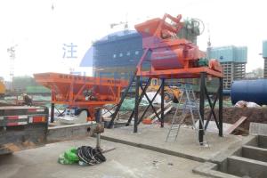 China HZS25 High Mixing Efficiency Skip Hoist Stationary Concrete Batching Plant wholesale