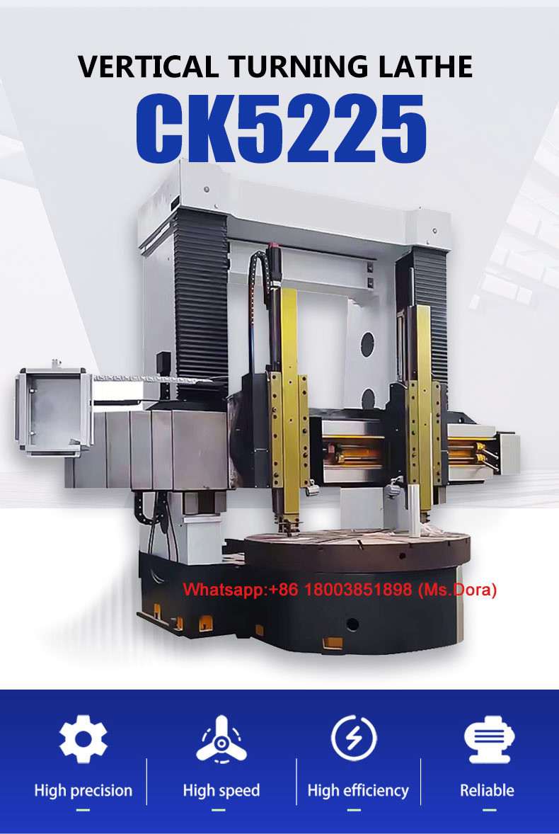 Double Spindle Swiss Type Advanced Cnc Vertical Lathe Machine For Cylindrical And Conical Surfaces