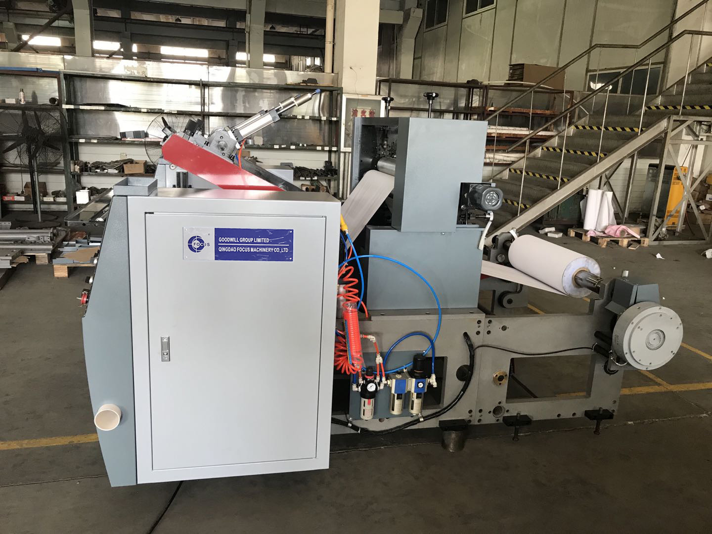 POS ATM ROLL THERMAL PAPER Slitting Machine 800mm Automatic Paper Converting Machine