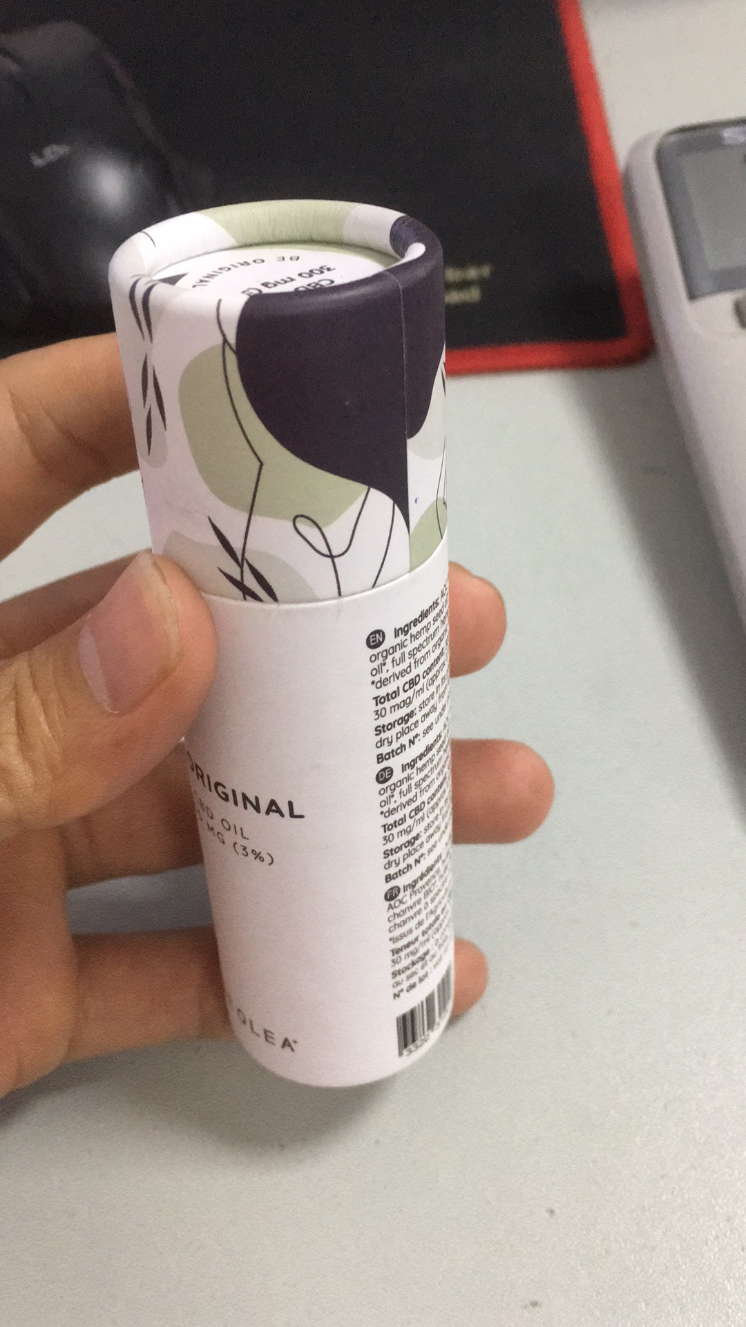 Biodegradable Kraft Paper Tube Packaging For Cosmetic Products