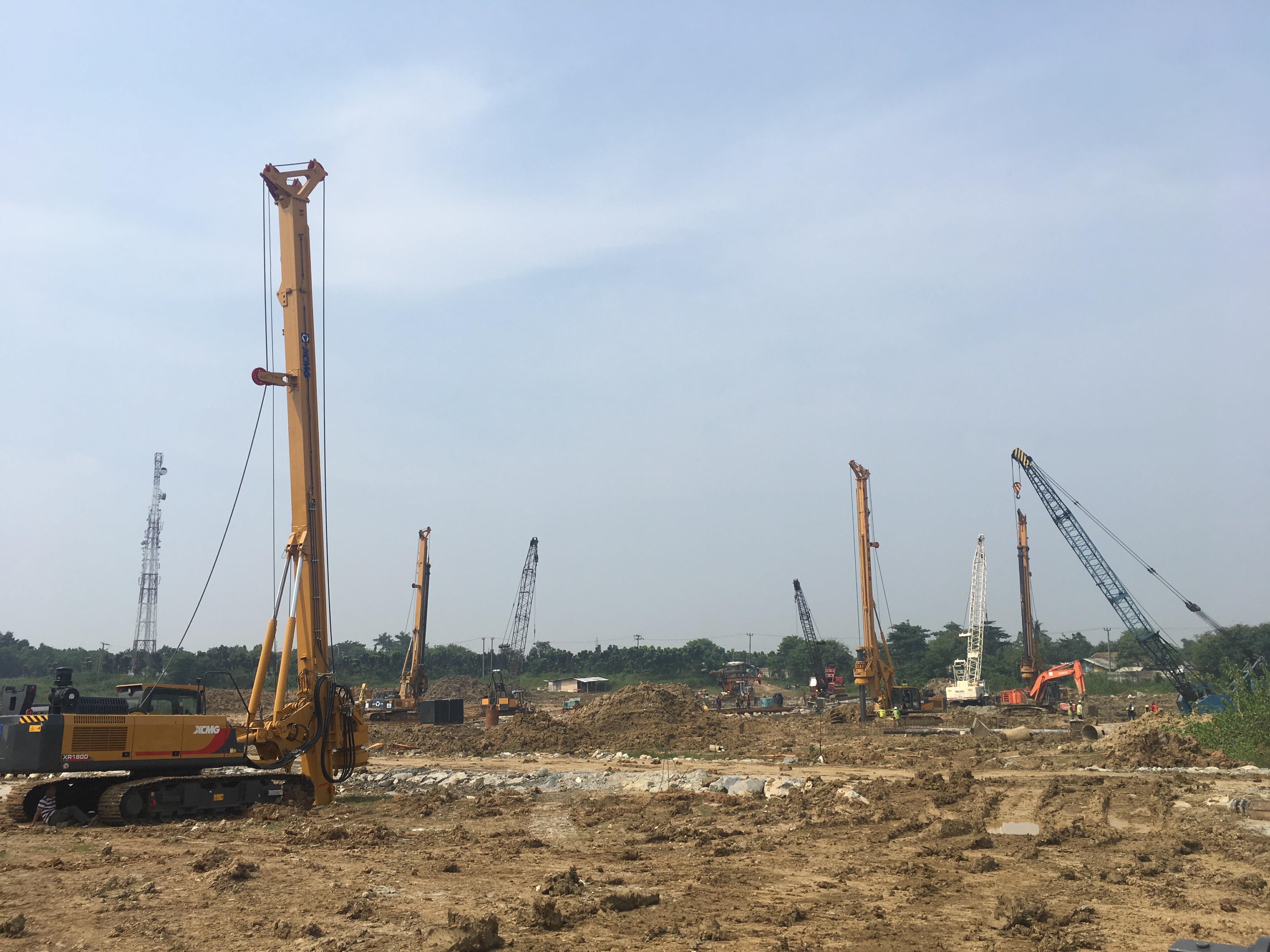 220V / 380V Mobile Conventional Drilling Rig CUMMINS QSB6.7 XR180D