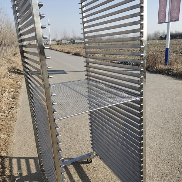 Heat Resistance Stainless Steel Rack Trolley Common 1.2mm L Blade Thickness