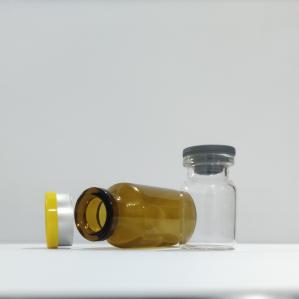 China Pharmaceutical Vaccine Tubular Glass Vials Borosilicate Glass Bottle With Rubber Stopper wholesale