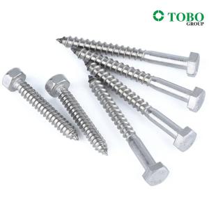 China DIN571 Carbon Steel Zinc Plated Hex Wood Screw Coach Screw Hex Lag Screw Bolts Fastener wholesale