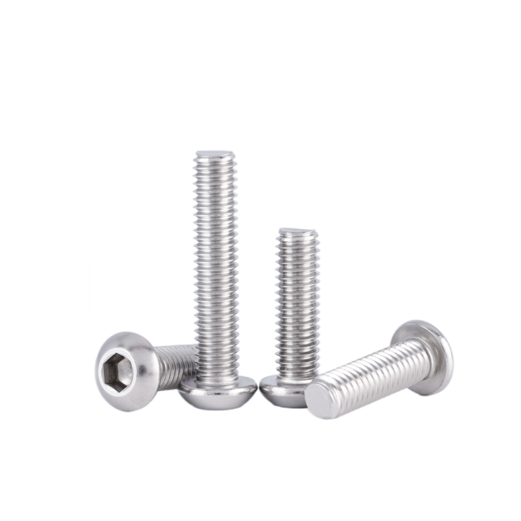 OEM Customized ISO 7380 Stainless Steel M4 M5 M6 M8 M10 Hex Socket Button Head Screw