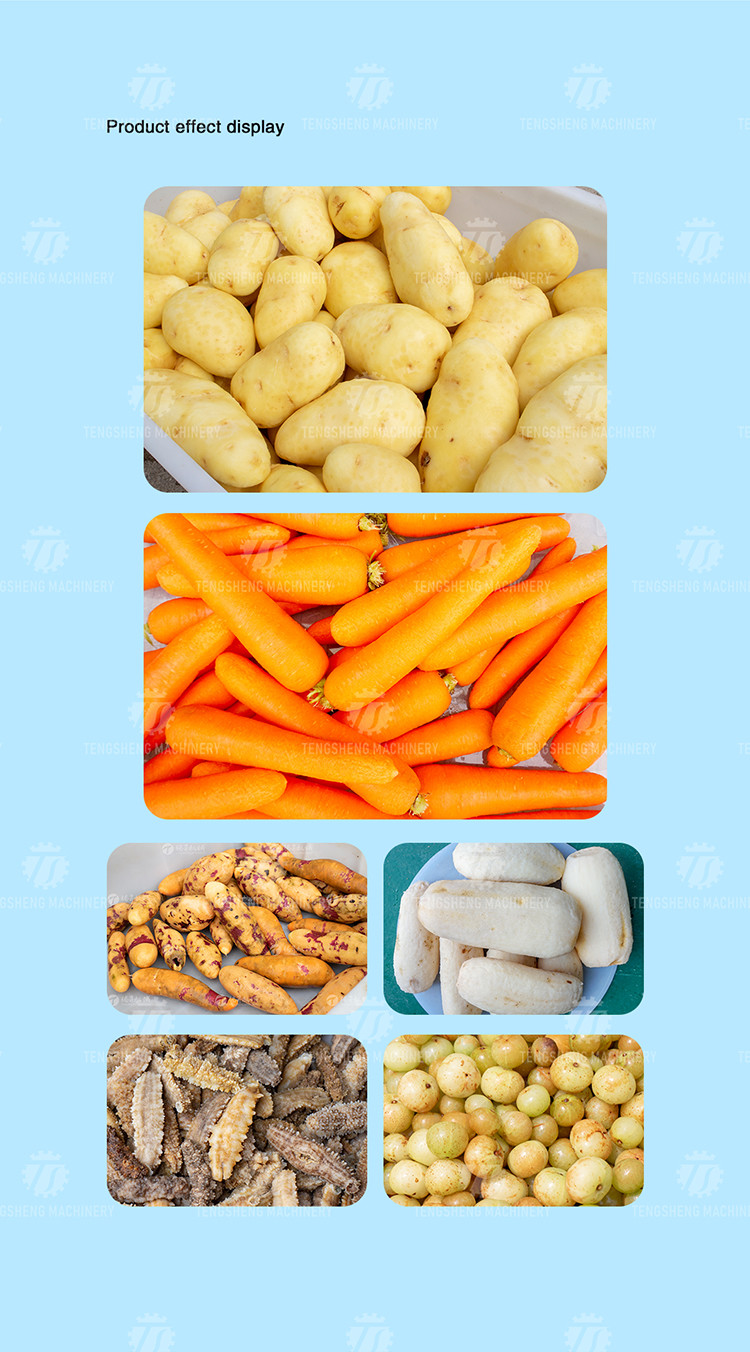 180KG Lotus root taro peanut cleaning machine to mud stainless steel roller cleaning equipment manufacturers direct