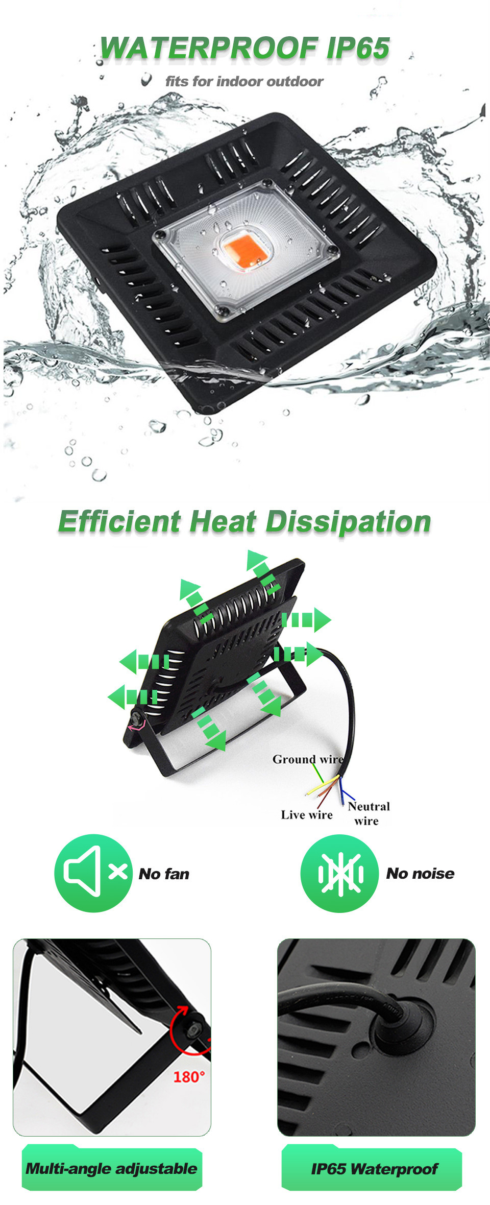 Full Spectrum Light Bar Module 150W IP65 Waterproof LED Grow Light