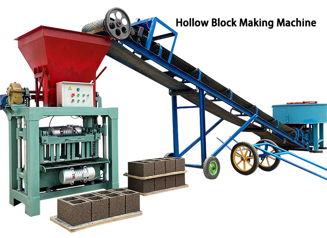 KL-HB Concrete Hollow Brick Making Machine Nonload Bearing Cement 400*100*200mm