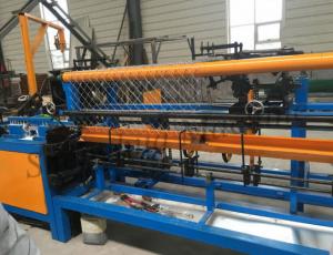 China Double wire feeding Fully Automatic Chain Link Fence Making Machine wholesale