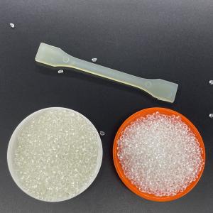 China Eco Friendly High Transparent TPU Plastic Extrusion Pellets For Studded Leather wholesale