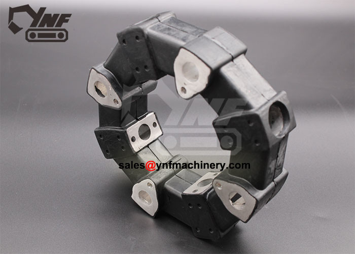 Natural Black Rubber Coupling Excavator Hydraulic Pump Parts For John Deere 245GLC