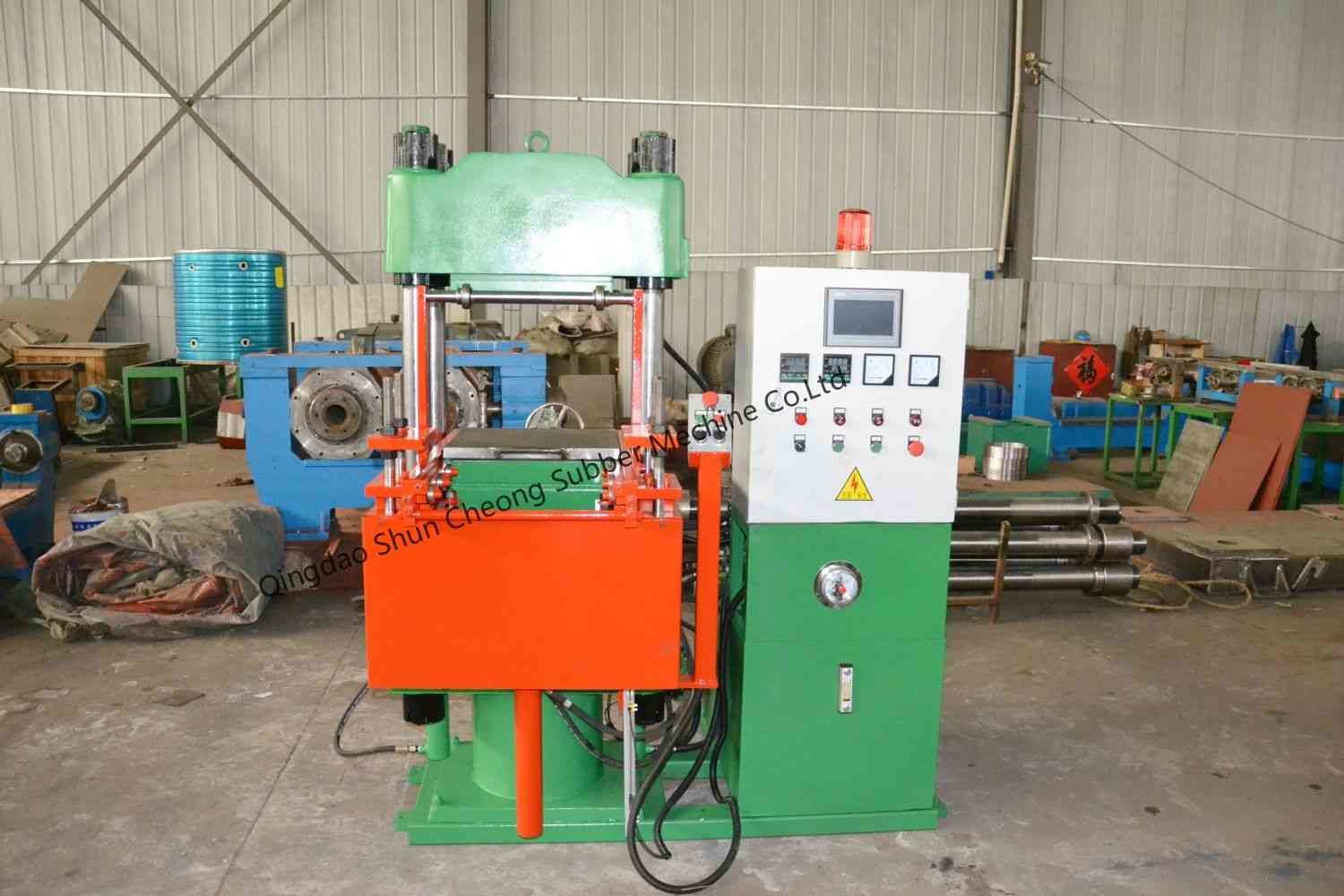100 Ton PCL Control Heating Press Plate Vulcanizing Press / O-Ring Making Machine