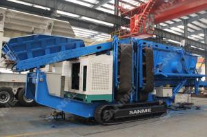 China 900t/H Gravel Mobile Crushing Plants With 100mm Feeding wholesale